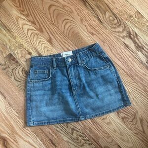 BDG Blue Denim Mini Skirt